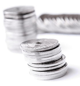 coins made from steel