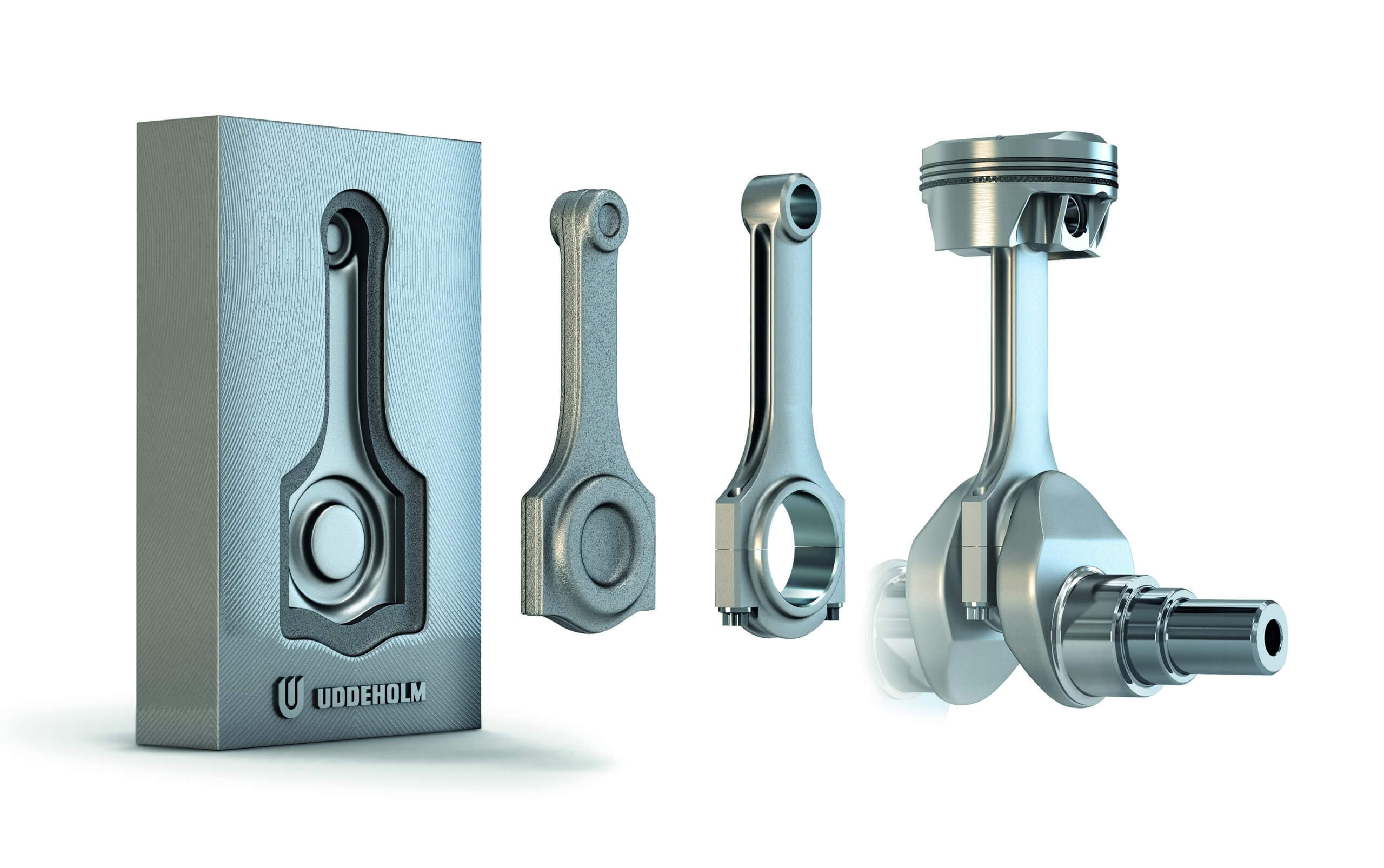 Uddeholm hot work connecting rod forging tool