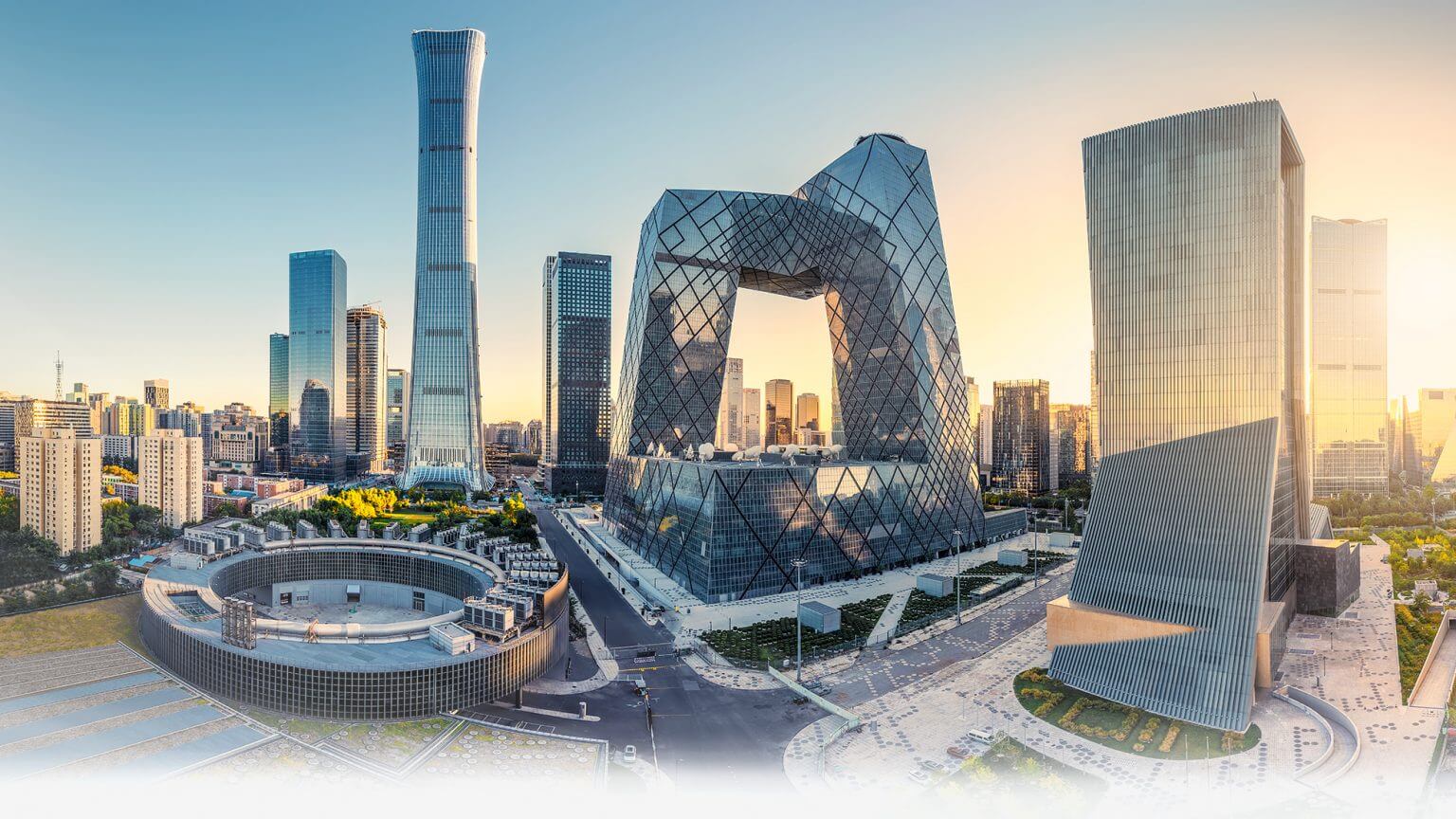 Aerial view of Beijing